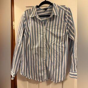 Torrid Striped Button Down
